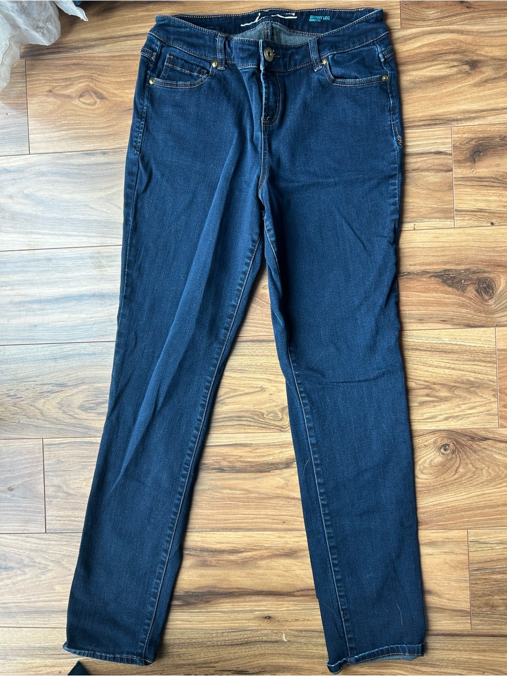 INC International Concepts Dark Blue Skinny Jeans